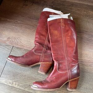 Vintage red/brown boots